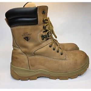 Mens Size 13 W Herman Survivors Steel Toe Leather Work Boots